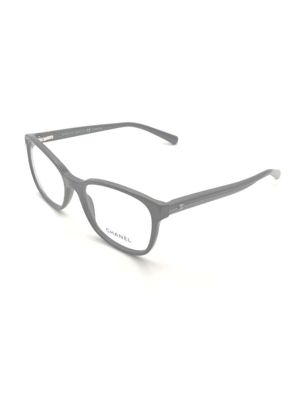 Chanel Eyeglasses 3313 943 Polished Black Square Frame 54 mm